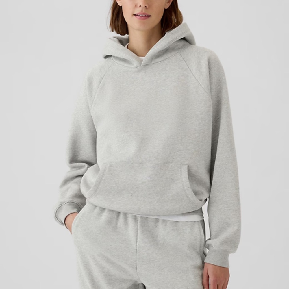 GAP Women's Light Gray Hoodie